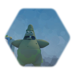 Blue Spongebob and green Patrick element