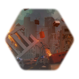 Skibidi toilet vehicles and drones