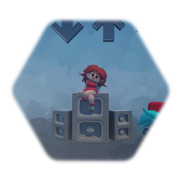 FNF with DONT Press logic and Fire notes