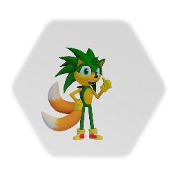 Cinok the Hedgefox, newest design yet