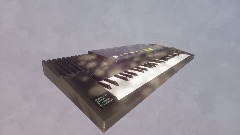 Exact replica of the Cassio tone bank MA-201 keyboard/piano