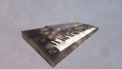 Exact replica of the Cassio tone bank MA-201 keyboard/piano