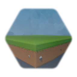 Small Grassy Square With Dirt