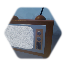 Old tv  (It is also possible to turn off and on)