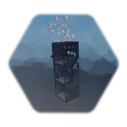 Burned Out City Building