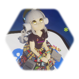 Anime Gamer Girl Doll