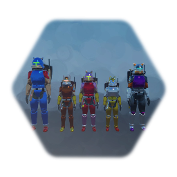 The lead squad (armored)