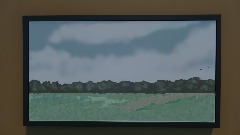 Clouded Sky Painting.