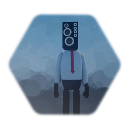 large speaker man