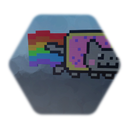 Nyan Cat Pixel Art With Music