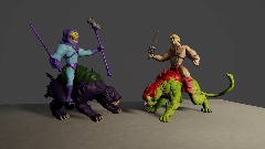 He-Man vs Skeletor Catfight
