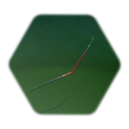 Rusty and Abandoned Bent Metal Pole