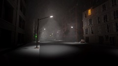 street scene (night) WIP