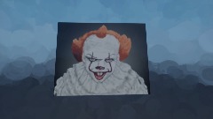 Realistic Pennywise Painting