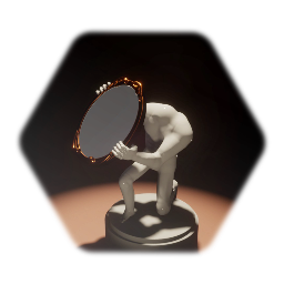 The man and the mirror