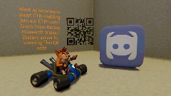 Crash Team Racing modding Discord server announcement