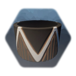 Clay Geometric Planter