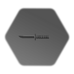 Detailed Combat knife