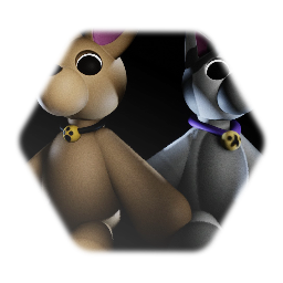 Meowsburg Plushie + Stanley Plushie