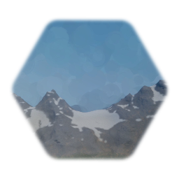 Snow Mountains Background