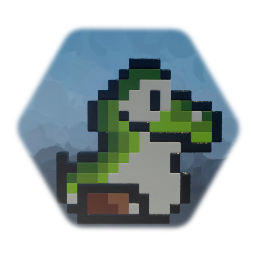 Super Mario World Baby Yoshi (SNES)