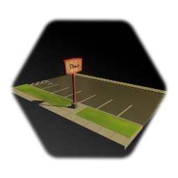 Diner Parking lot CUAJ