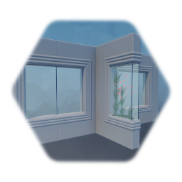 Unexciting Wall Aquarium and Windows