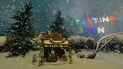 Starting soon christmas theme