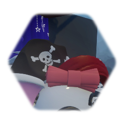 Glamrock Mangle Model Only Hair Bowtie . <pink>Security Bre