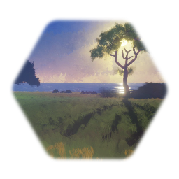 Landscape with light