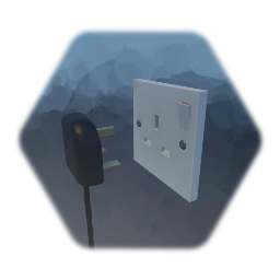 UK Plug and Socket Pair