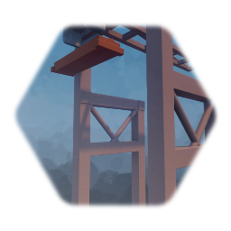 Container crane all parts moving