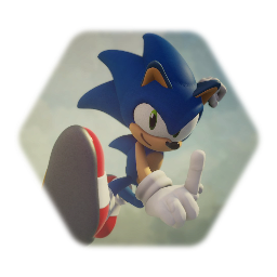 Sonic Saturn Model Rigged