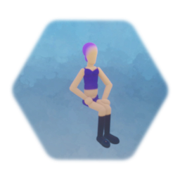 Puppet - Posed - Sitting - Lady with Nice Boots