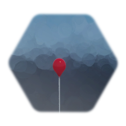 Physical Random colour tethered balloon
