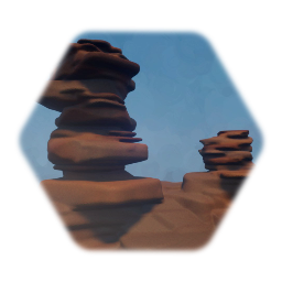 Wild west desert rock