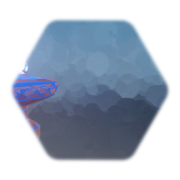 Blue Flame Stone Torch