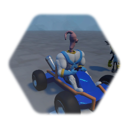 Earthworm Jim in CTR Kart