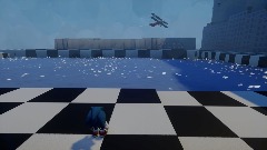 Station square beach Cutscene Sonic sees tails