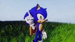 Sonic runnin around Green hill