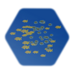 3D 2D Fish (Painting)
