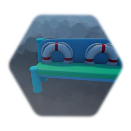 Bikini bottom furniture piece