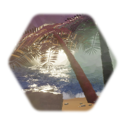 Lush Waves at Sunset