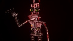Stylized Endoskeleton enjoys carrot ASMR