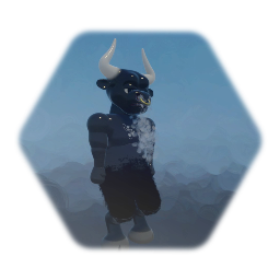 Bull/minotaur puppet