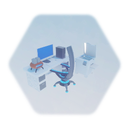 Futuristic Desk Computer for @itashi19