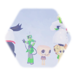 Girlfriend and friends: secret the world character  part 2