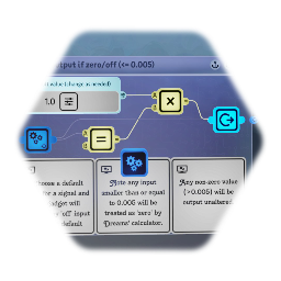 [LOGIC] - convert zero / off to a default value