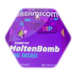 ·Molten_Bomber #DreamsCom21 Lanyard Template