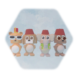 Banana splits Bobblehead Collection